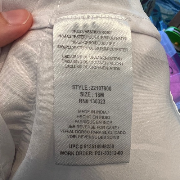 Pippa and Julie blue & white floral toile party dress tulle underskirt 18 months - Picture 4 of 5